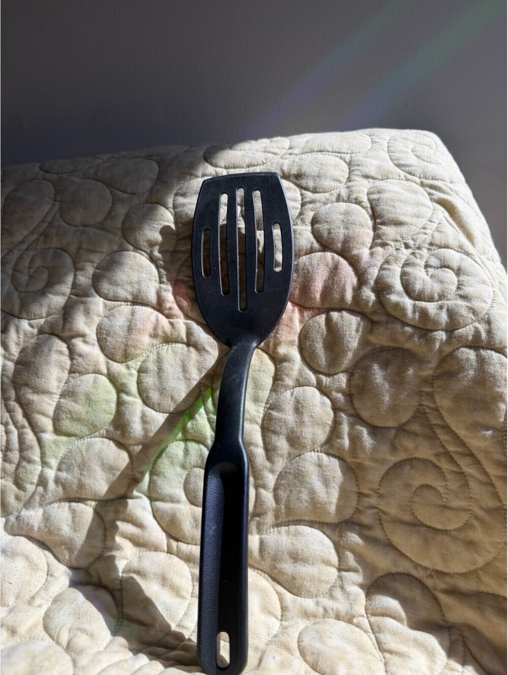 Pampered Chef Black 13 inch Slotted Spatula Turner